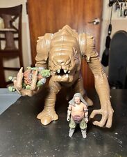 Original Star Wars ROTJ Rancor Pit Monster W/Keeper and Gamorrean Guard -1983-84 picture