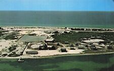 Pensacola Opal Beach FL Florida Aerial View 1950s Santa Rosa Vtg Postcard E15 picture