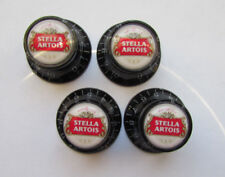 Stella Artois Guitar Knobs, Stella Artois logo volume Guitar Knobs, Stella knobs picture