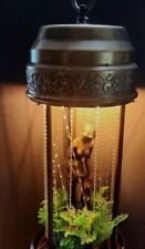 Vintage Oil Rain Lamp, Collectable, ALL ORIGINAL PARTS& FOLIAGE, WORKS BEAUTIFUL picture
