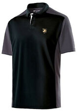 Ouray Sportswear Adult Men's Division Polo, Black/Carbon/White, XX-Large picture