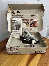 Mini Hand Held Stitching Singer Portable Manual Sewing Machine Vintage In Box picture