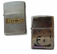Zippo Pittsburg Steelers Football Yellow & Black Logo Lighter + Route 66 (Worn) picture