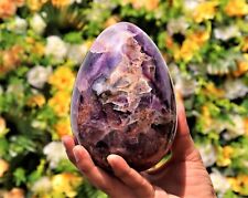 145MM Natural Blue Auralite 23 Super 23 Melody Stone Metaphysical Large Egg picture