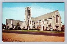 Indianapolis IN-Indiana, Broadway Methodist Church, Antique Vintage Postcard picture