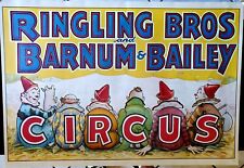 TEN **Lot Of 10** Original 1970s Ringling Brothers Barnum Bailey Circus Posters picture