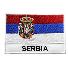 Serbia National Country Flag Patch Iron On Patch Sew On Badge Embroidered Patch picture