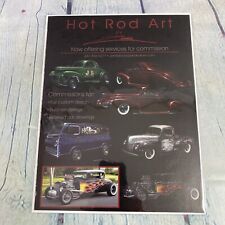 2013 Print Ad Hot Rod Art by Zombie Custom Cars Trucks Magazine Page Paper picture