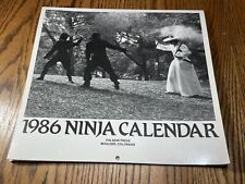RARE 1986 NINJA SHADOW FIGHT ERIC LEE SID CAMPBELL CALENDER KUNG FU MARTIAL ARTS picture