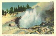 Steamboat Geyser, Norris Geyser Basin Yellowstone National Park, Wyo Postcard picture