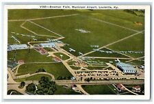 c1920 Bowman Field Municipal Airport Aerial View Louisville Kentucky KY Postcard picture