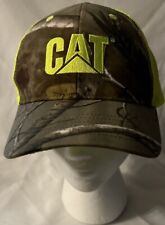 Caterpillar CAT Fitted Baseball Hat Cap Camo Adjustable picture