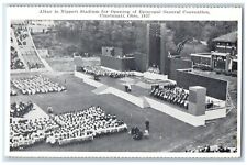 1937 Altar Nippert Stadium Opening Episcopal Convention Cincinnati Ohio Postcard picture