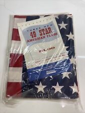 Vintage - JC Penney's 49 Star American Flags - Cut Out and Hem (New) picture