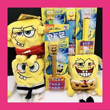 SALE SpongeBob Gold Pez *1 of 1,000* with Plushies & Dispersers (lot of 7 items) picture