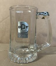 The National D-Day Museum New Orleans USA WWII Glass Mug w/Pewter Medallion NEW picture