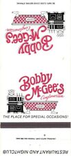 Bobby McGee's Restaurant and Nightclub Vintage Matchbook Cover picture