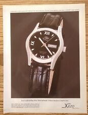 2007 Xezo Tribune Sterling Silver Watch Art Photo Vintage Magazine Print Ad  picture