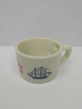 VINTAGE OLD SPICE SHAVING SOAP CUP MUG GRAND TURK SHIP SALEM 1786  SHULTON  picture