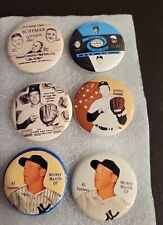 Mickey MANTLE Reproduction PINs (12) LOT 1962 Topps Coke Rawlings Salada  picture