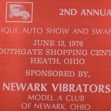 1976 Antique Car Show Southgate Center Newark Vibrators Model A Club Heath Ohio picture