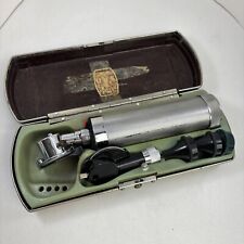 Vintage Welch Allyn Diagnostic Set Ophthalmoscope Otoscope Bakelite Case - as is picture