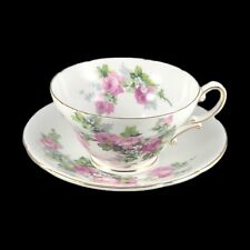 Stanley Tea Cup and Saucer Pink Roses Teacup Vintage England Bone China Cup Set picture