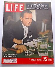 Life Magazine Cover Only  ( Lyndon Johnson ) January 20, 1958 picture
