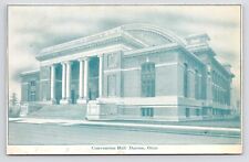 c1910s East First & St. Clair~Memorial Hall~Convention Hall Dayton OH~Postcard picture