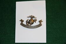 Vintage US Marine  USMC Large Pin Eagle Globe Anchor First To Fight picture