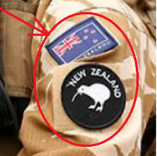 DAESH WACKER© NATO ISAF JSOC SP OPS SAS NZDF NEW ZEALAND FLAG + KIWI INSIGNIA picture