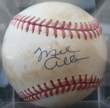 Mel Allen Signed Official American League Baseball w/COA/Cube Yankees Announcer picture