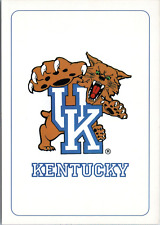 University of Kentucky Wildcats Logo 1986 - 2005 - 4x6 Chrome Postcard picture