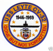 USS LEYTE PATCH, CV-32, 1946-1959, GONE BUT NOT FORGOTTEN                      Y picture
