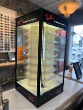 New Vintage Ray Ban Display Case Counter Unit 1993 48 Piece Lighted & Lockable picture