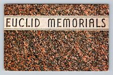 Euclid OH-Ohio, Euclid Memorials, Advertising, Antique Vintage Postcard picture