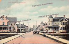 Delmar DE Delaware North Second Street Mansions Early 1900s Vtg Postcard A65 picture
