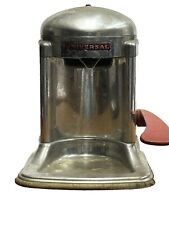 Vintage Universal Fruit Juicer 1954 Cast Aluminum Red Handle picture