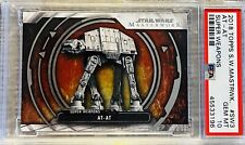 Star Wars Topps Masterwork 2018 Super Weapons Card SW-3 ATAT AT AT-AT. POP-1 picture
