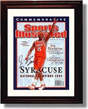 Framed 8x10 Syracuse Jim Boeheim 2003 SI Championship Autograph Promo Print picture