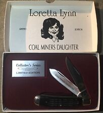 Vintage Loretta Lynn Coal Miners Daughter Limited Edition 2 Blade Pocket Knife  picture