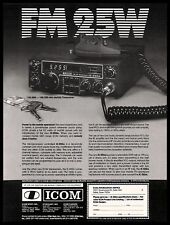 1979 ICOM IC-255A Amateur Radio FM Transceiver Vintage PRINT ADVERTISEMENT B&W picture