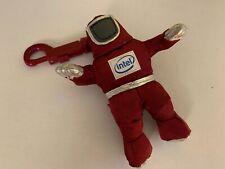 vtg purple silver Intel BUNNY PEOPLE mmx space doll red figure retro computer picture