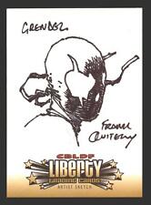 2011 Cryptozoic CBLDF Liberty Hand drawn Artist Sketch Card by Frank Quitely picture