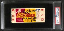 OJ Simpson 1968 USC Vs Oregon 268 Yards Signed & Inscribed Ticket PSA/DNA picture