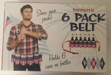 NEW Wembley Patriots 6 Pack Belt Strap Waist Pack Bottle Holder & Opener picture