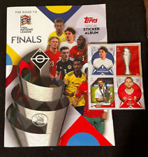 TOPPS COMPLETE SET ROAD TO NATIONS LEAGUE FINALS + EMPTY ALBUM MINT NO PANINI picture
