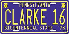 Bobby Clarke Philadelphia Flyers 1976 License plate picture