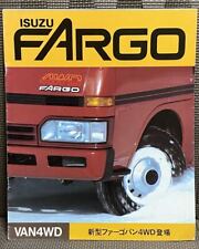 Automotive Catalog ISUZU Fargo Van 4WD WFR WFS 1986 April 1986 Old Car Brochure picture