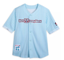 Walt Disney World Resort Baseball Jersey XXL Pinstripe Disney Shirt picture
